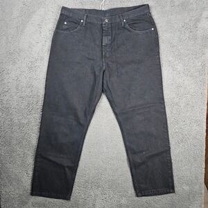 Wrangler Five Star Relaxed Fit Jeans Mens 40x30‎ Black Denim Pants